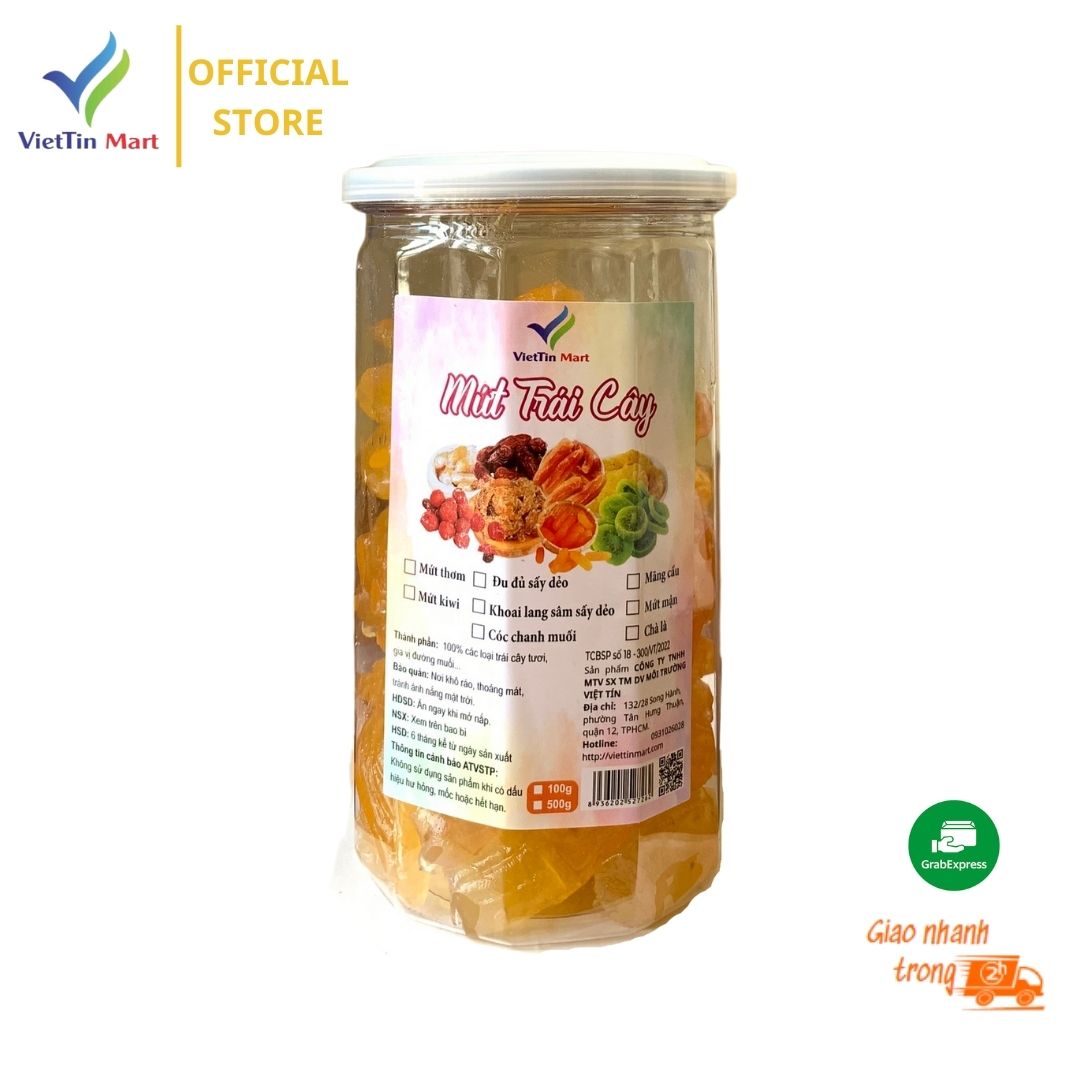 Mứt Khoai Lang Sâm Sấy Dẻo Viettin Mart 500Gr