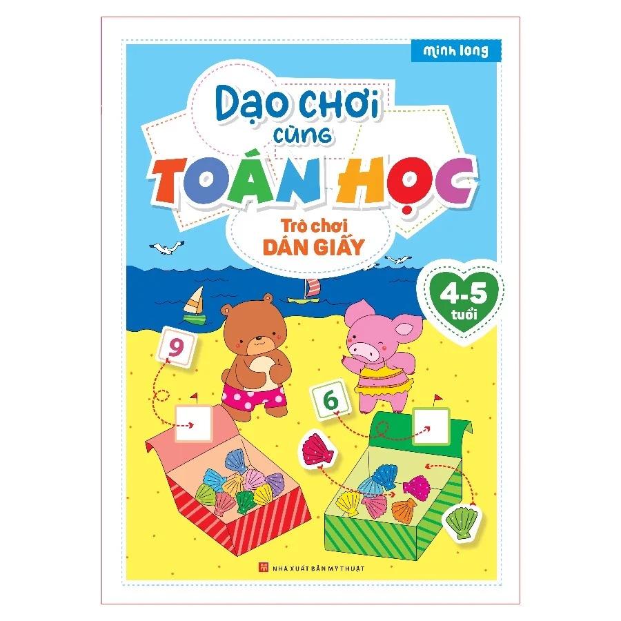 Sách - Combo 3 cuốn Dạo Chơi Cùng Toán Học - Trò Chơi Dán Giấy
