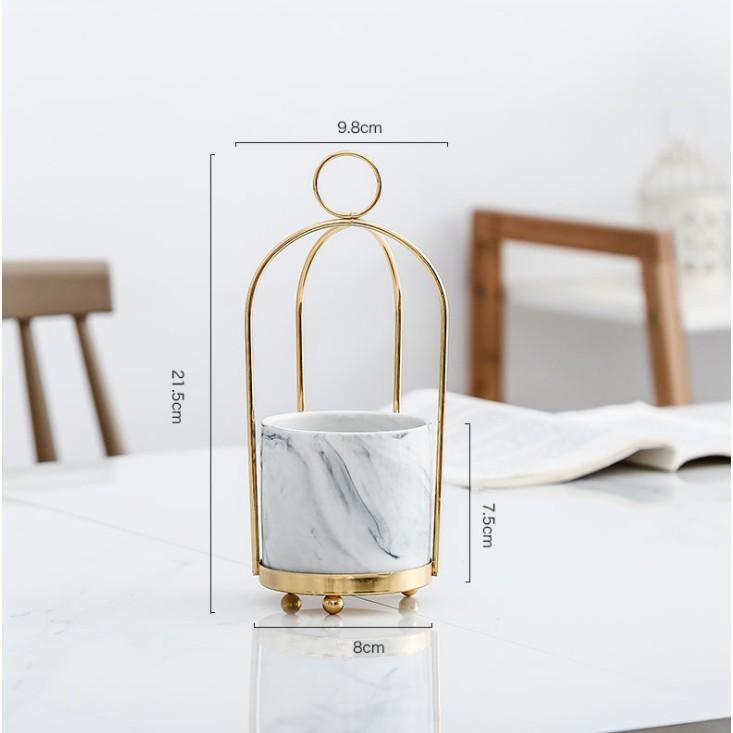 Lọ có quai xách trang trí để bàn ăn bàn làm việc LOTTA