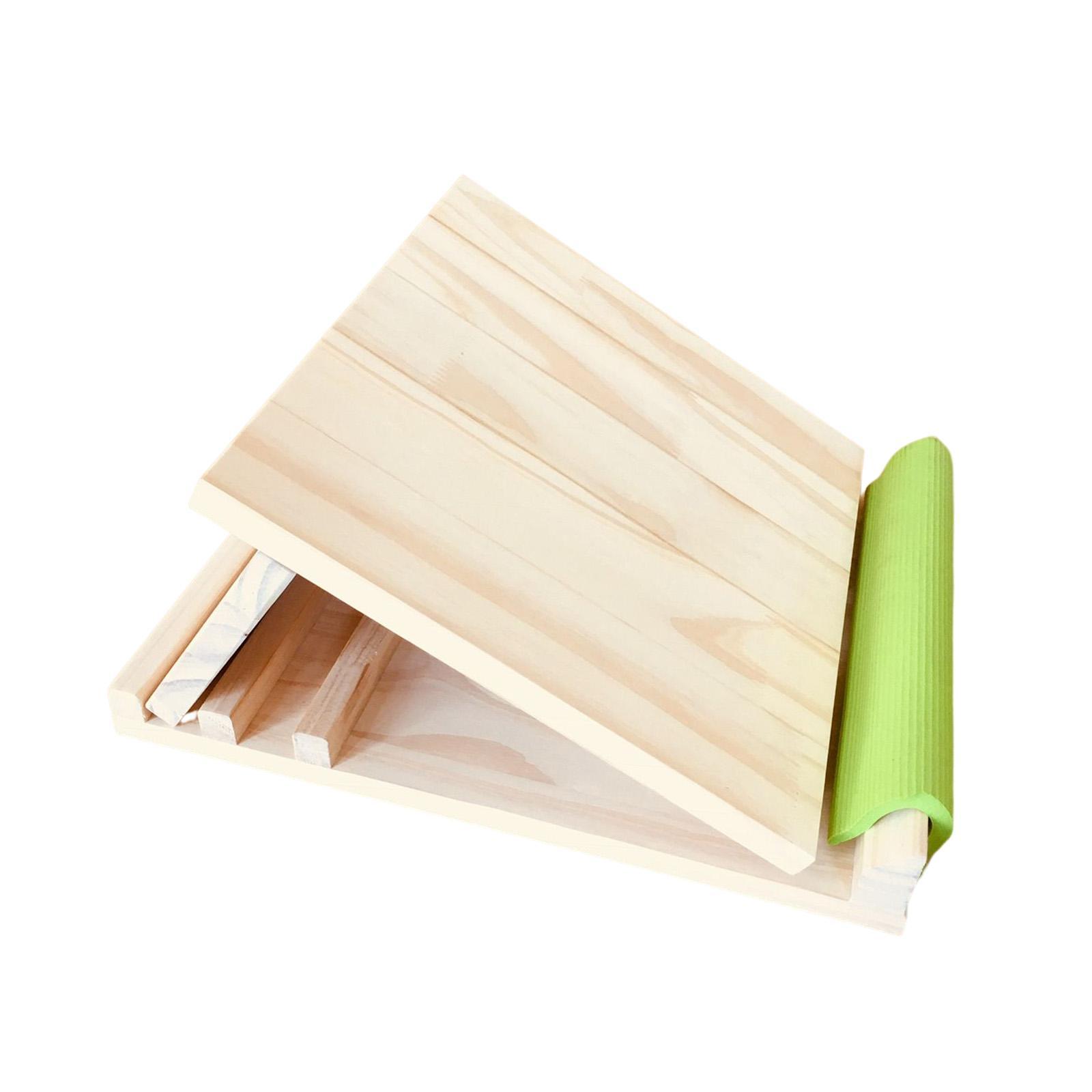 Wooden Slant Board Fitness Pedal Foot Incline Board for Ankle Exercise Training Equipment