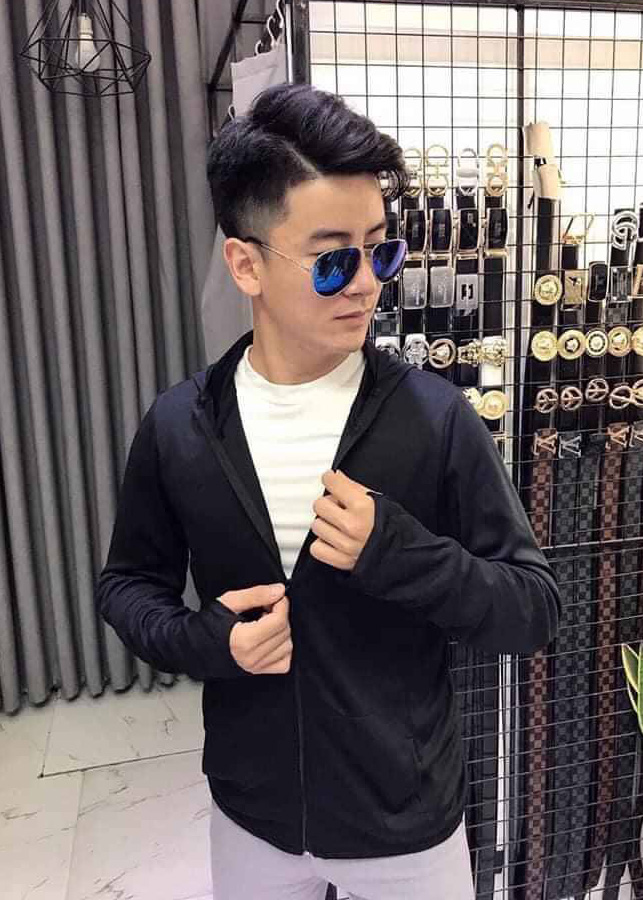 Áo Chống Nắng Nam Chất Đẹp UVDEN01 - Chống Nắng Đen