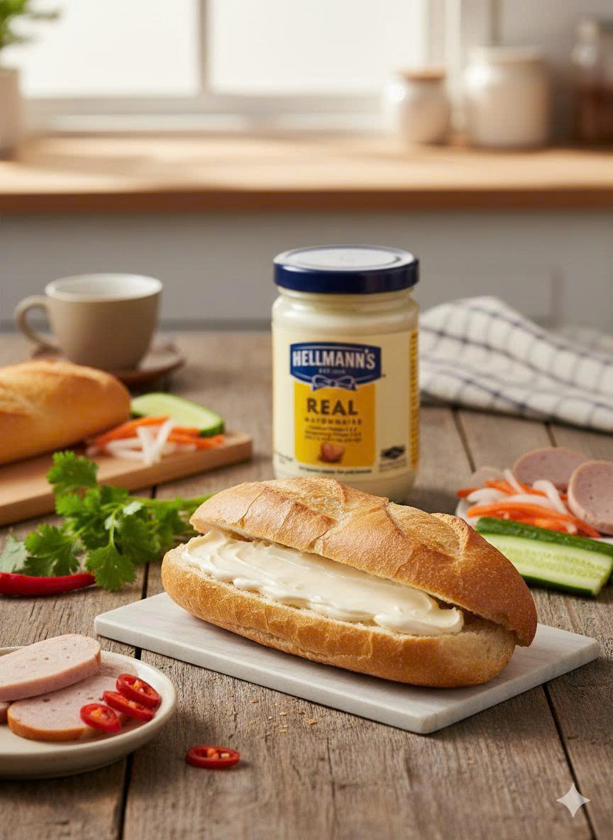 Xốt Mayonnaise Vị Nguyên Bản Hellmann’s 220ml - Thương Hiệu Mỹ, SX Thái Lan | Hellmann’s Real Mayonnaise 220ml