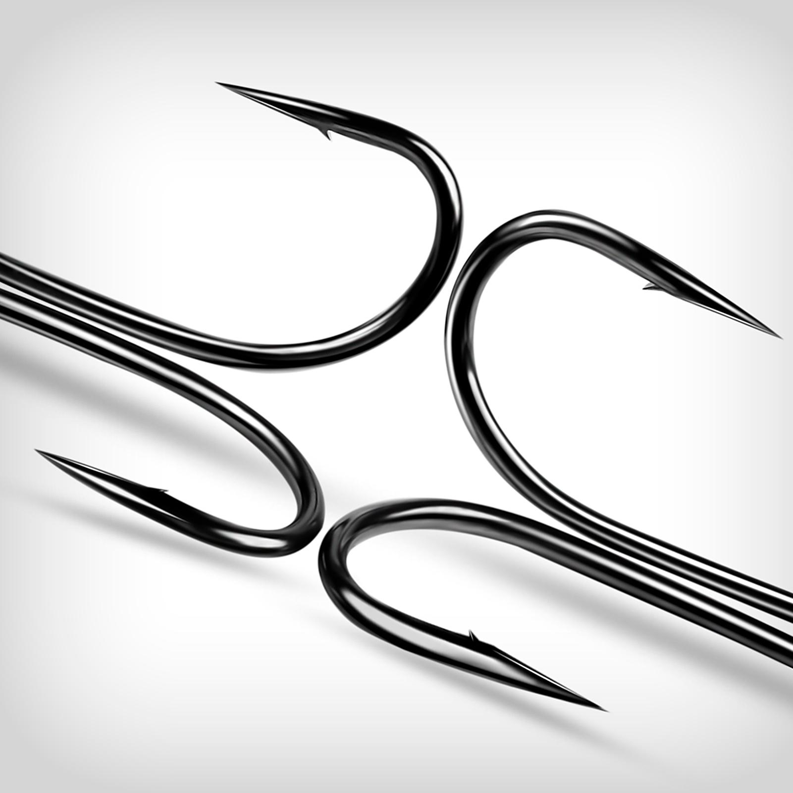 Set 50 Móc Câu Cá Dài Cho Câu Cá Nước Ngọt Nước Mặn