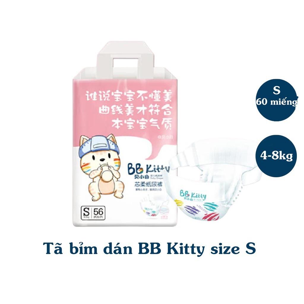 Combo 3 bịch Tã Bỉm dán/quần BB Kitty nội địa Trung siêu thấm hút, an toàn cho bé đủ size từ 2-18kg