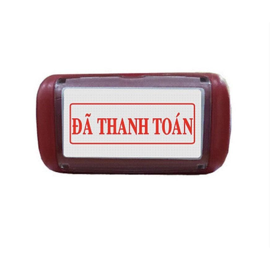 Dấu liền mực Đã Thanh Toán (Mực đỏ)