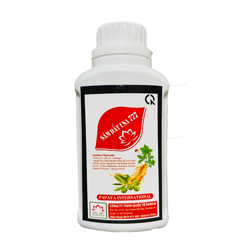 Phân bón vi lượng Papaya Sâm Đất USA 777 chai 500ml