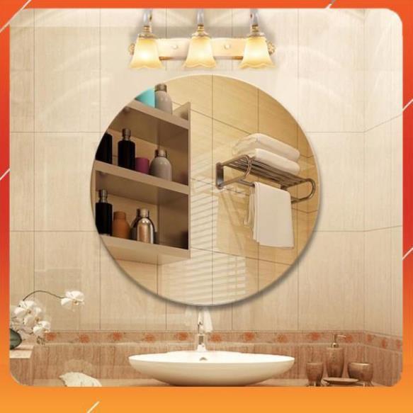 gương tròn soi nhà tắm bàn trang điểm treo tường kích thước tròn 40cm - guonghoangkim mirror D40