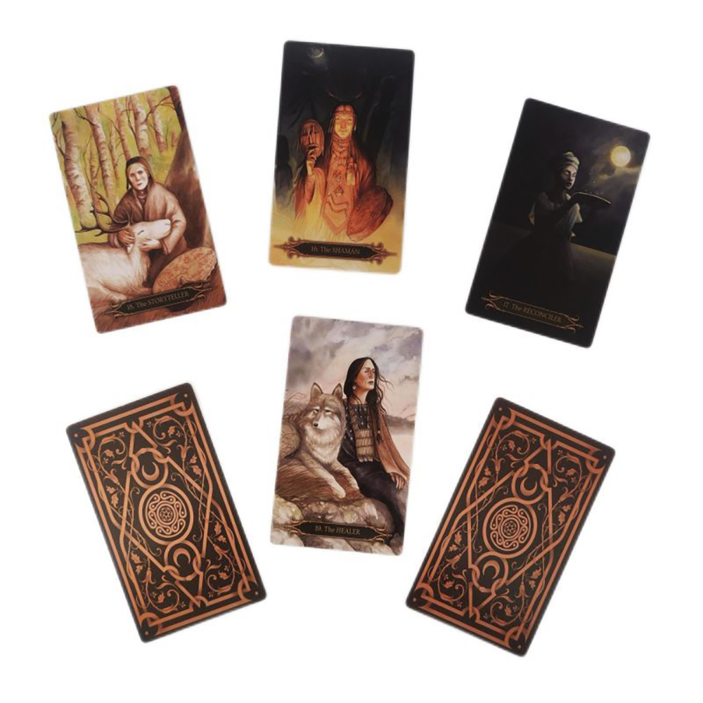 Bộ bài A Compendium Of Witches Oracle 7x12 Cm tặng đá thanh tẩy