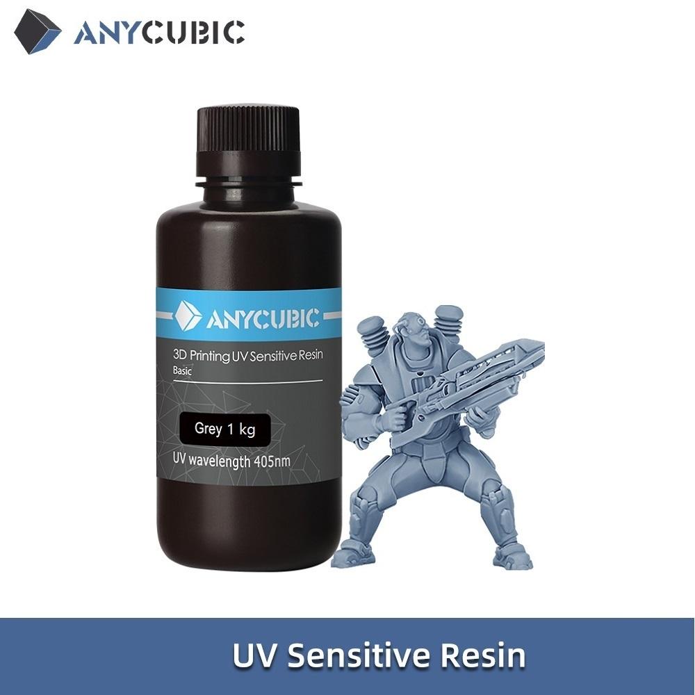 ANYCUBIC 1kg Nhựa Photopolymer lỏng Nhựa UV 405nm cho máy in 3D LCD Vật liệu in cho Photon Mono 4K, v.v.
