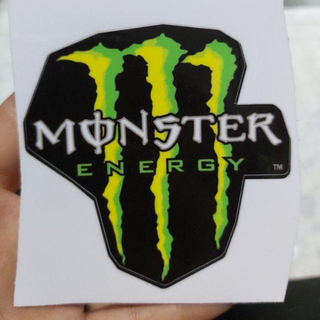 Tem Decal Logo Monster Dán Xe