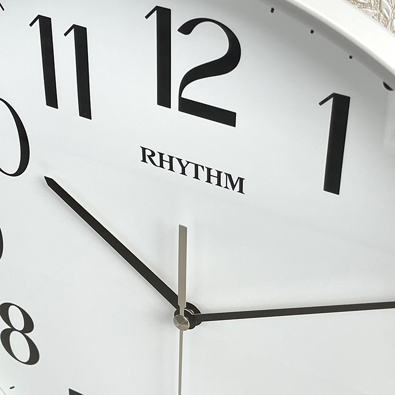 Đồng hồ Rhythm CMG636WR03 – Kt 35.0 x 4.9cm, 1.000g . Vỏ nhựa. Dùng Pin.