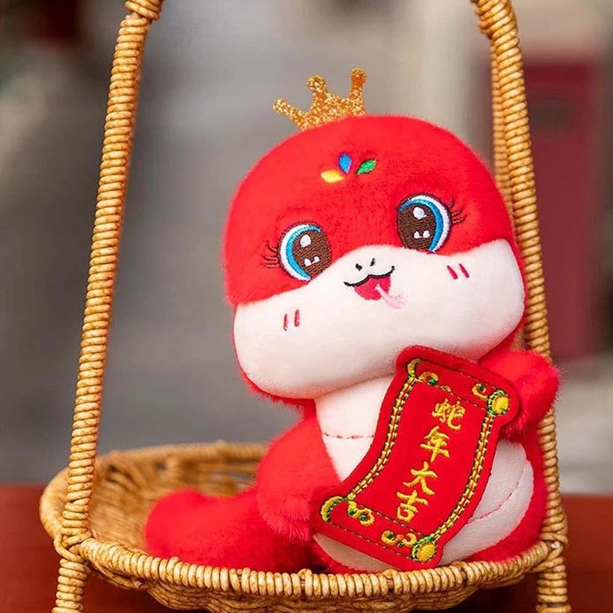 Thú Bông Rắn Tết 2025 25 cm - Nuan Nuan WGS25