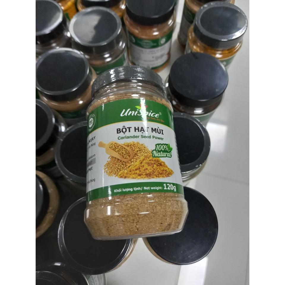 Bột Hạt Mùi Unispice/ Bột Hạt Ngò Rí Lọ 120g- Gia Vị Tự Nhiên