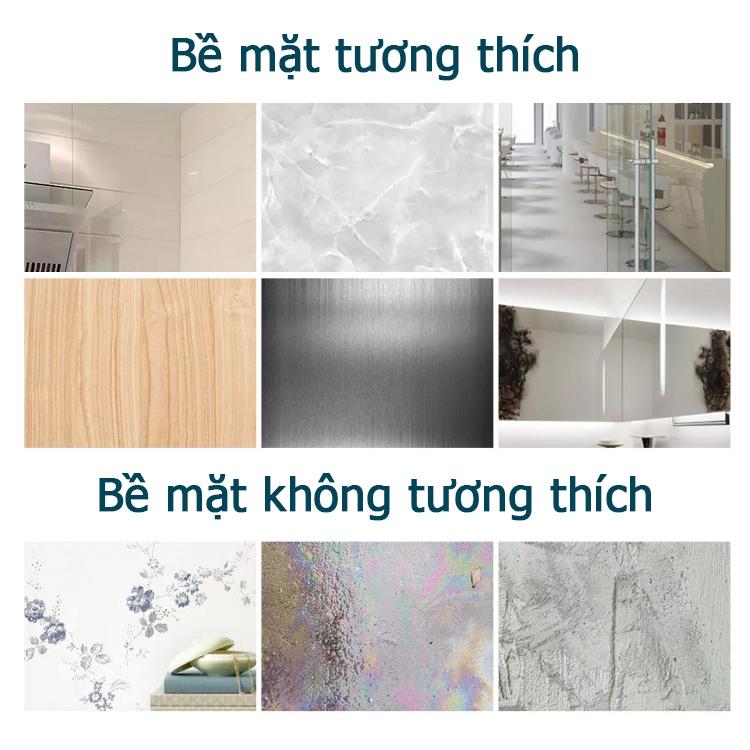 Thanh Móc Dán Tường Treo Đồ Kẹp Giữ Dây Điện, Phích Cắm, Bàn Chải - Giá Đỡ Sạc Điện Thoại, Cố Định Dây Điện