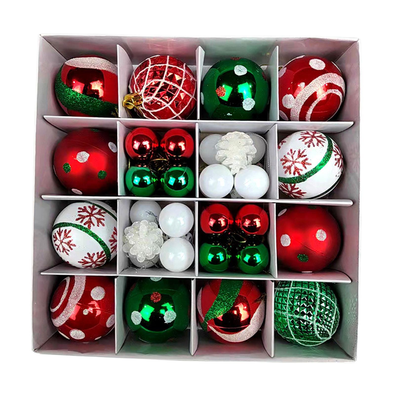 184x Christmas Balls Ornaments Decoration for Home Holiday Wedding