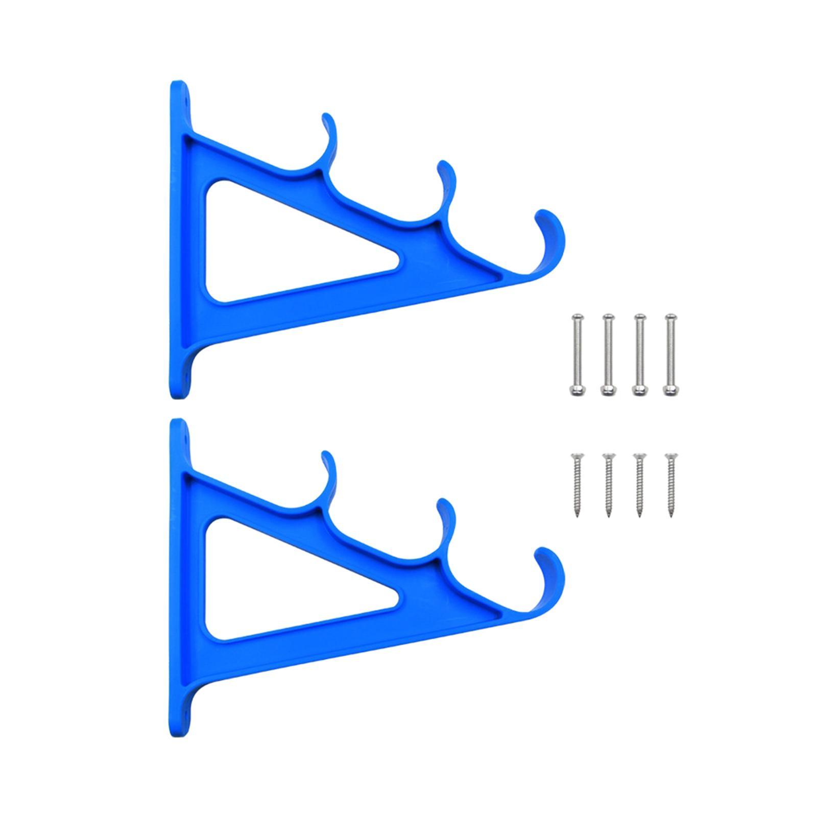 2 Pieces Fishing Rod Storage Rack Practical Durable for Wall Garage Door Car