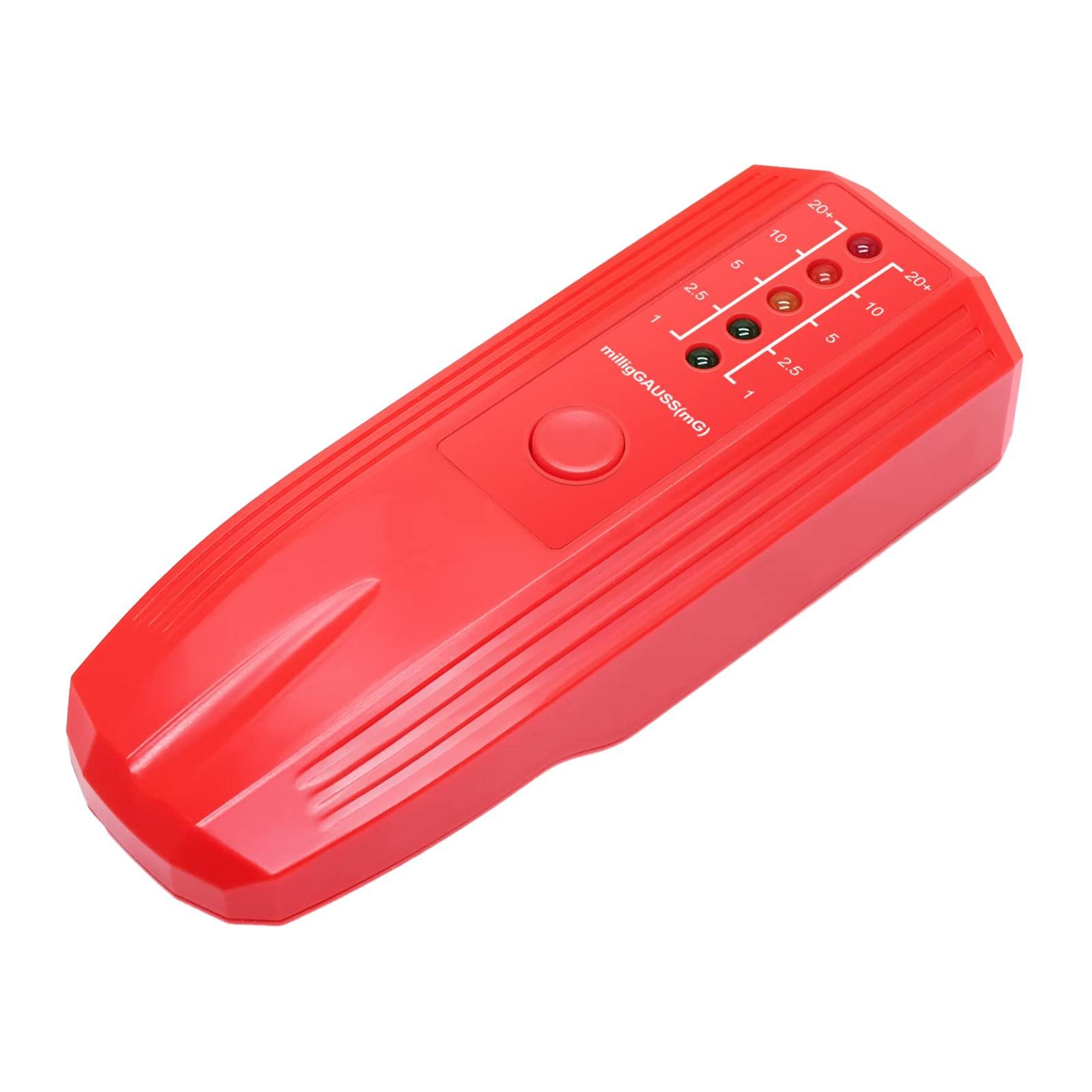 EMF Tester Testing Tool Portable Digital EMF Monitor with LED Indicator Light for Household Measuring Equipment Office Electromagnetic Field