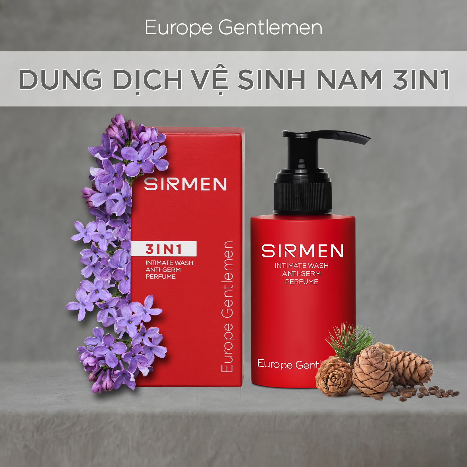 [CHAMPION LIMITED] Giftbox Combo 4 MANC CLUB SIRMEN Gồm Sữa tắm gội nam - Sữa rửa mặt nam - Dung dịch VS và Nước hoa nam 10ml