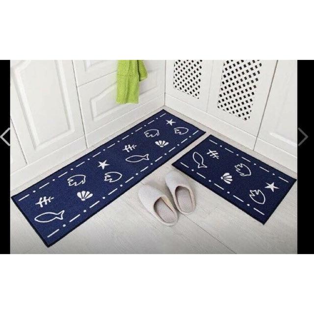Set 2 thảm lót bếp 3D siêu đẹp