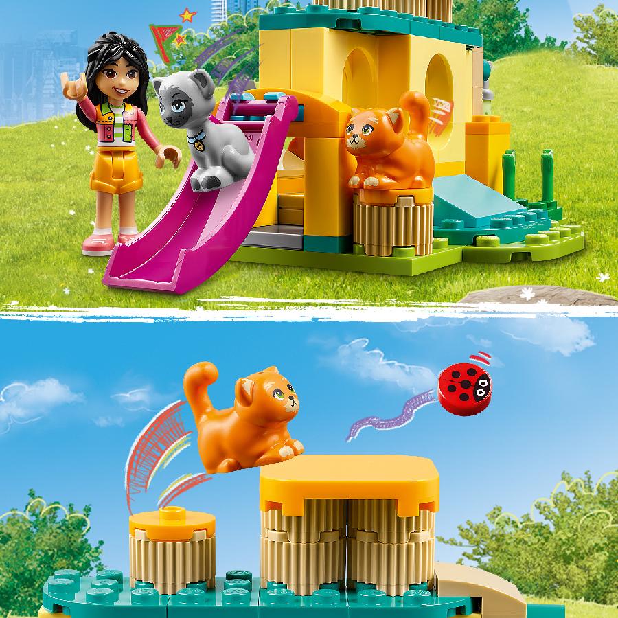 Đồ Chơi Lắp Ráp Khu Vui Chơi Cho Mèo Con LEGO FRIENDS 42612 (87 chi tiết)