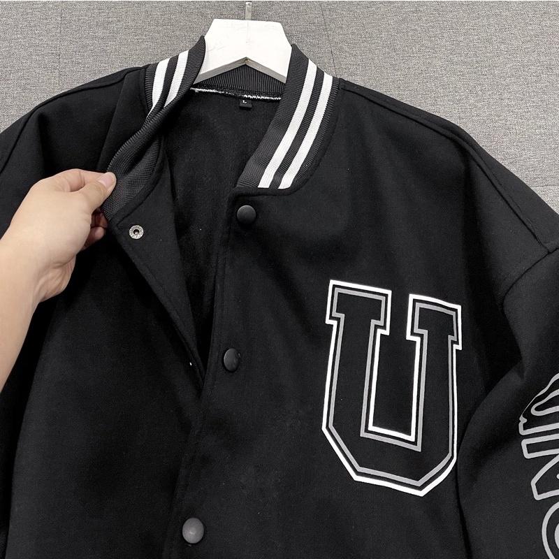 áo bomber caro ullzang unisex ảnh thật (nam nữ mặc đều được)