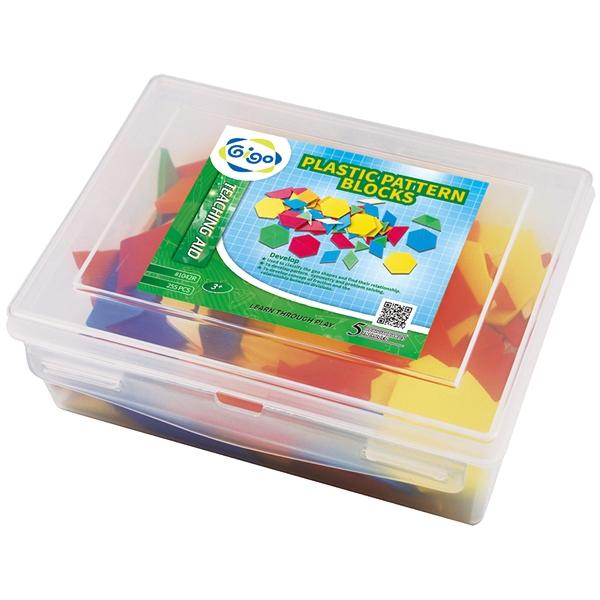 Đồ Chơi Ghép Hình Nhựa Plastic Pattern Blocks - Gigo Toys 1042R (255 Chi Tiết)