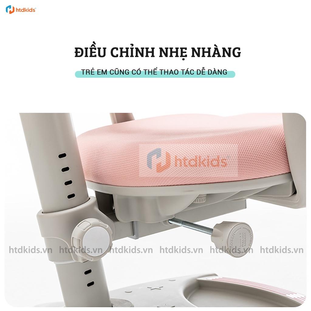 ( Tặng bọc ghế + Đai chống gù ) Ghế ngồi học thông minh chống gù lưng cho bé HTDkids CH480