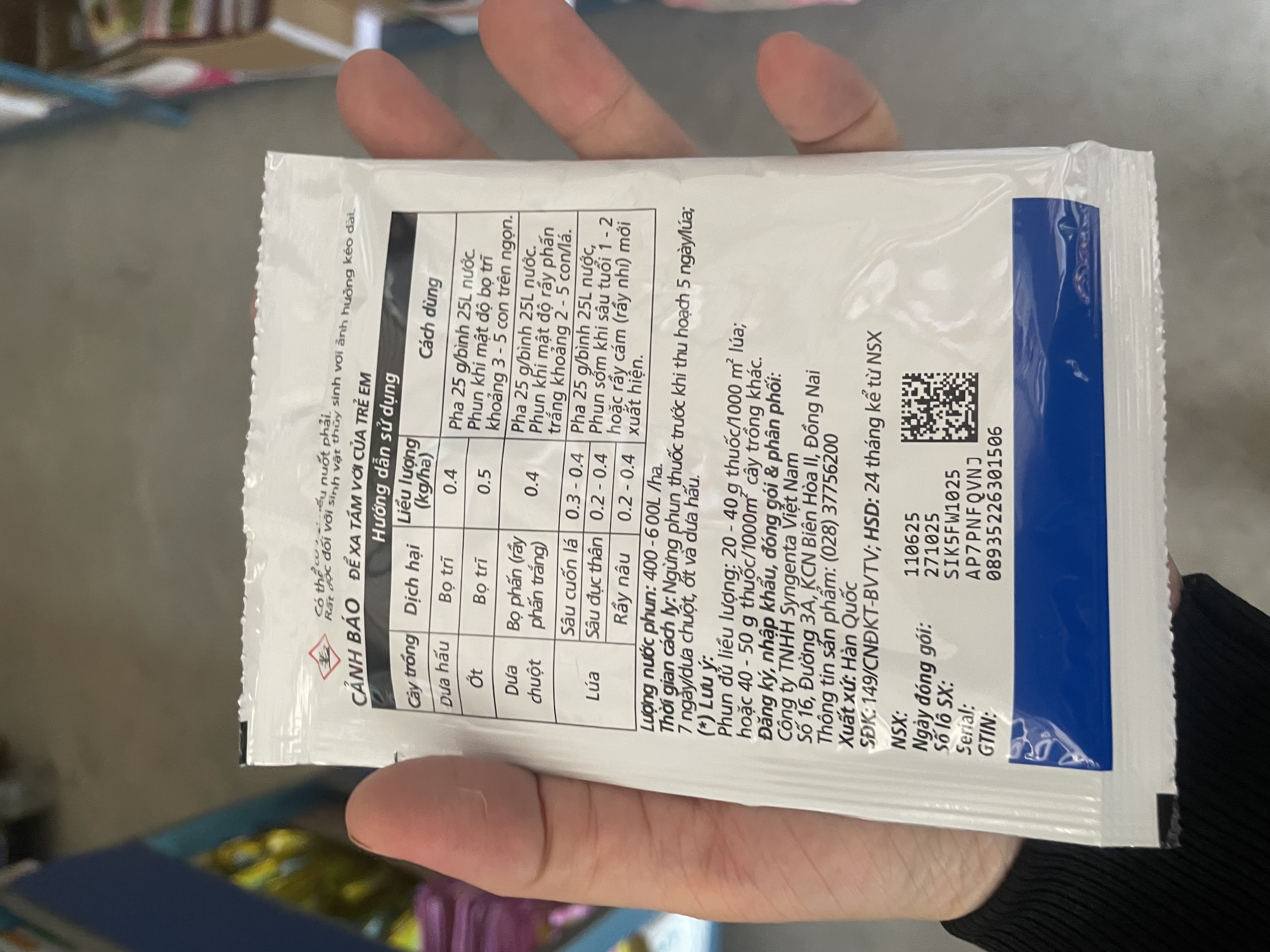 Thuốc trừ sâu Minecto Star 60WG Syngenta Đặc trị bọ trĩ trên dưa hấu và ớt; rầy phấn trắng trên dưa chuột; sâu cuốn lá, sâu đục thân và rầy nâu trên lúa