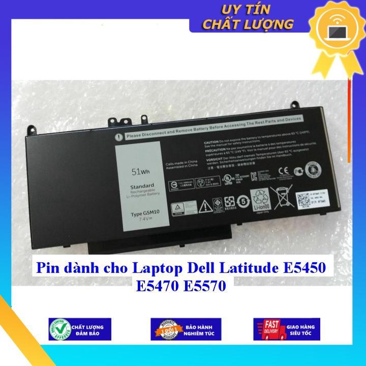 Pin dùng cho Laptop Dell Latitude E5450 E5470 E5570 - Hàng Nhập Khẩu New Seal