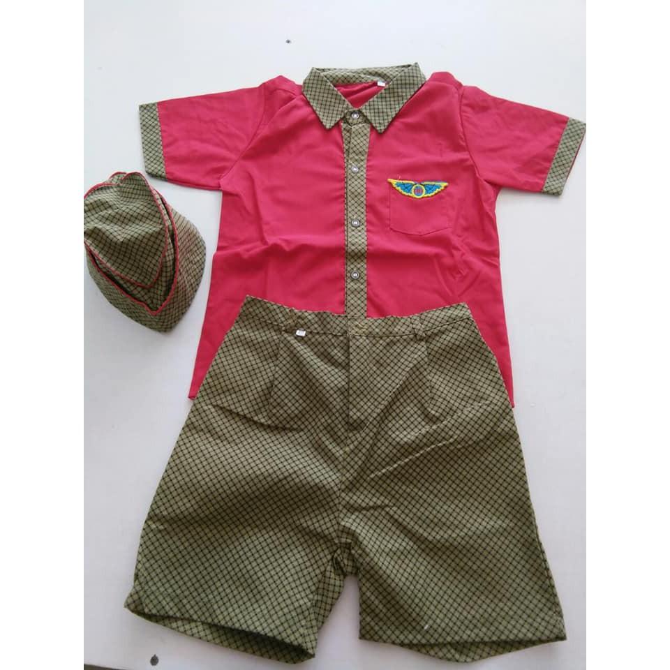 Bộ quần áo tiếp viên hàng không cho bé (kèm mũ)