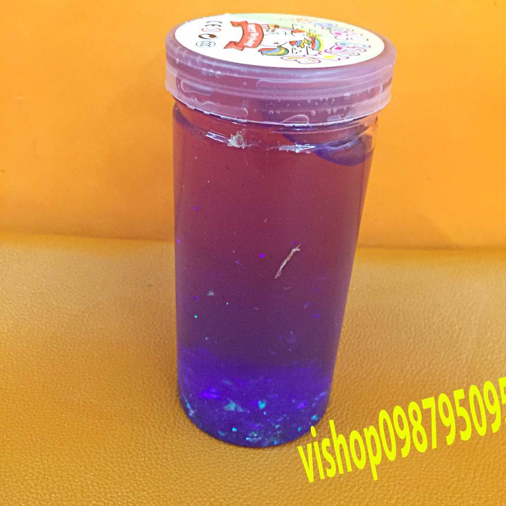 Đồ chơi Slime Bình Kim Tuyến hộp to họa tiết đẹp ấn tượng