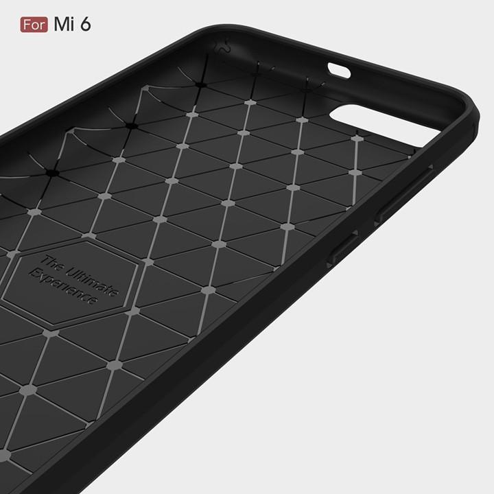 Ốp lưng chống sốc Xiaomi Mi6, Mi 6 vân sợi Carbon Rugger Armor