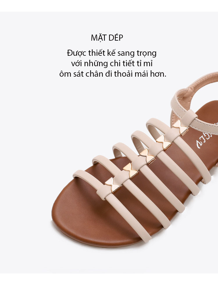 Giày quai ngang nữ giày sandals nữ dép quai hậu nữ cao 2.5 cm-  MÃ 588-61