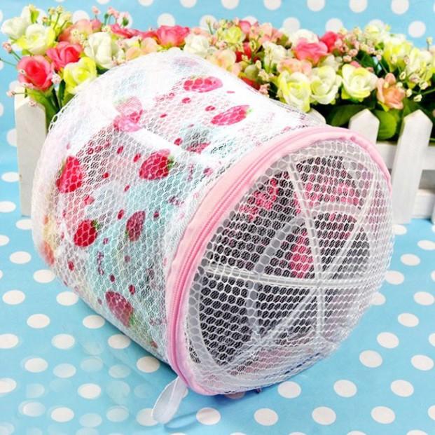 Túi lưới tròn bảo vệ đồ lót khi giặt máy kích thước 16*17cm
