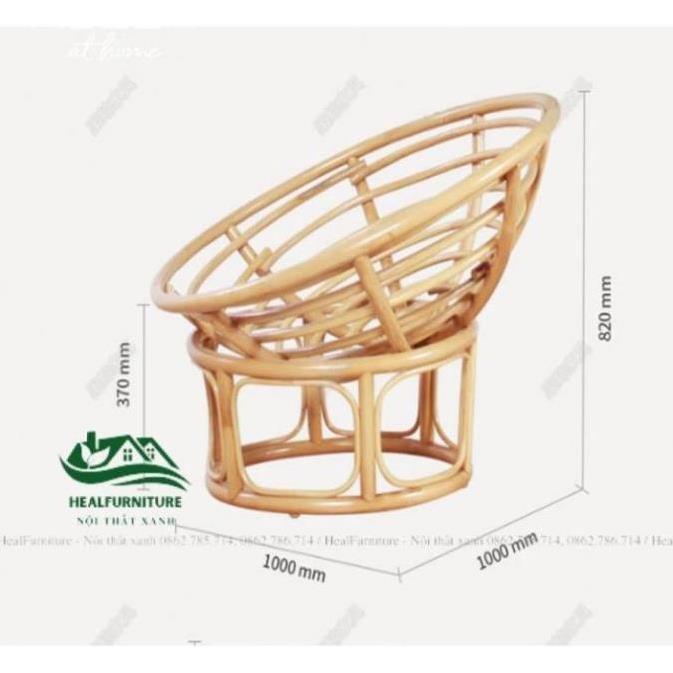 GHẾ THƯ GIÃN PAPASAN 1M2 KÈM VẢI BỐ CAO CẤP Ghế Lười, Dành Cho Trẻ / HealHomes – Không Gian Xanh