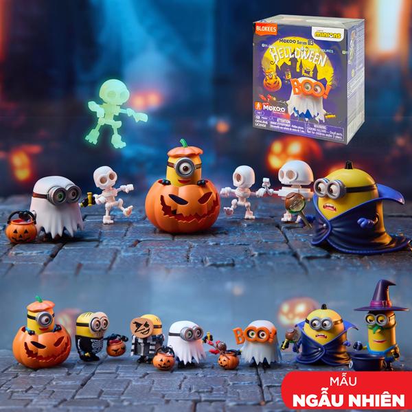 Hộp Mù Lắp Ráp Mô Hình Minions Mokoo - 03 Belloween - Blokees 75663