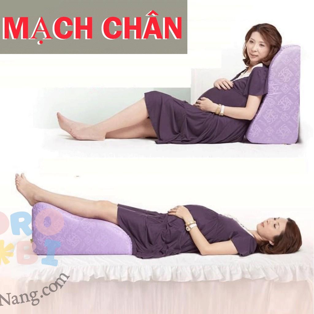 Gối dựa lưng đa năng trên giường cho người bệnh, đọc sách, xem tivi thư giãn kích thước 59x48x28CM Yorokobi