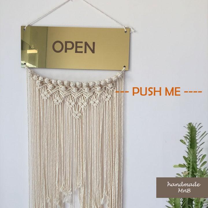 Bảng treo cửa OPEN - CLOSE - Trang trí nhà cửa, homestay của bạn