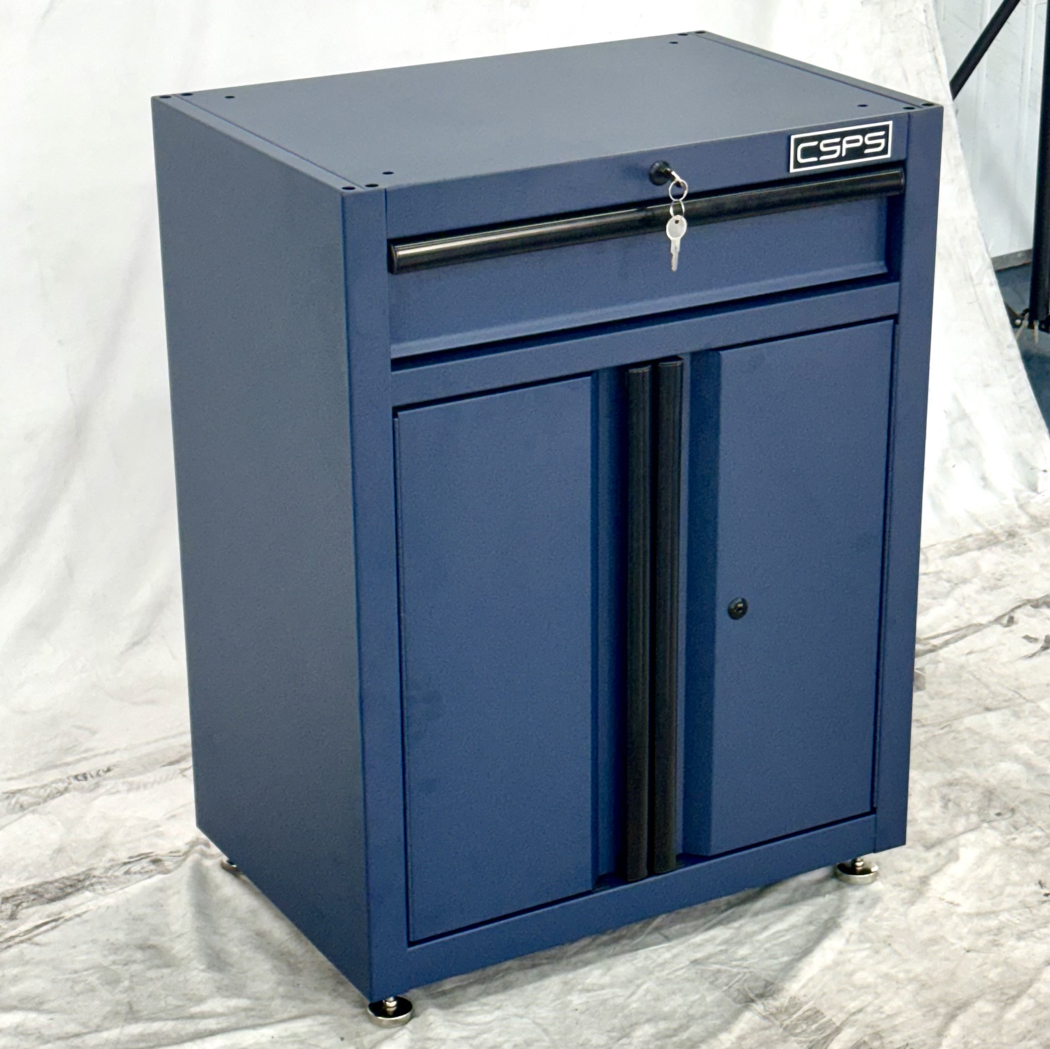 Tủ Dụng Cụ CSPS 61cm - 01 Hộc Kéo Màu Xanh Dương Chân Tăng Chỉnh