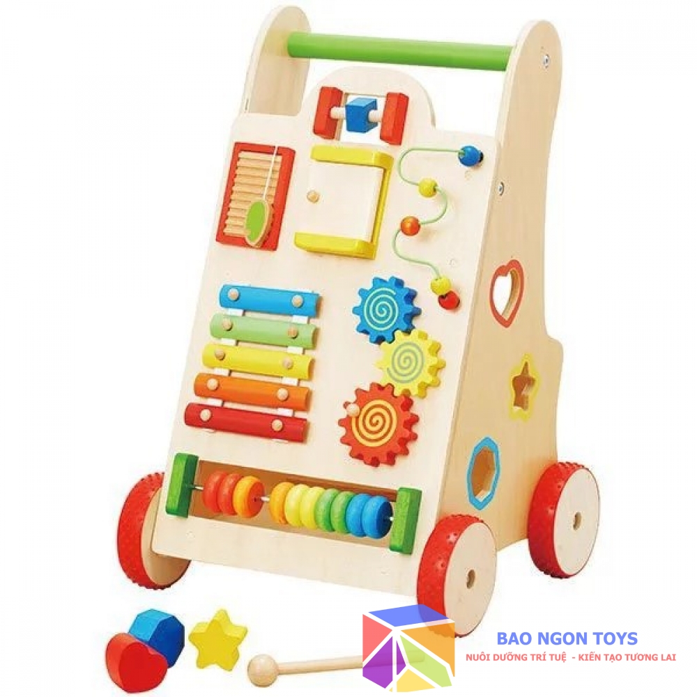 XE TẬP ĐI 2 TRONG 1 KẾT HỢP BẢNG BẬN RỘN GIÚP BÉ HOẠT ĐỘNG THỂ CHẤT VÀ PHÁT TRIỂN VẬN ĐỘNG TINH - DG130