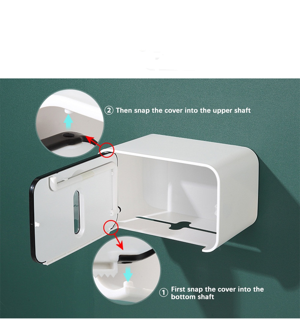 hộp để giấy vệ sinh dán tường nhà tắm eco tiện dụng