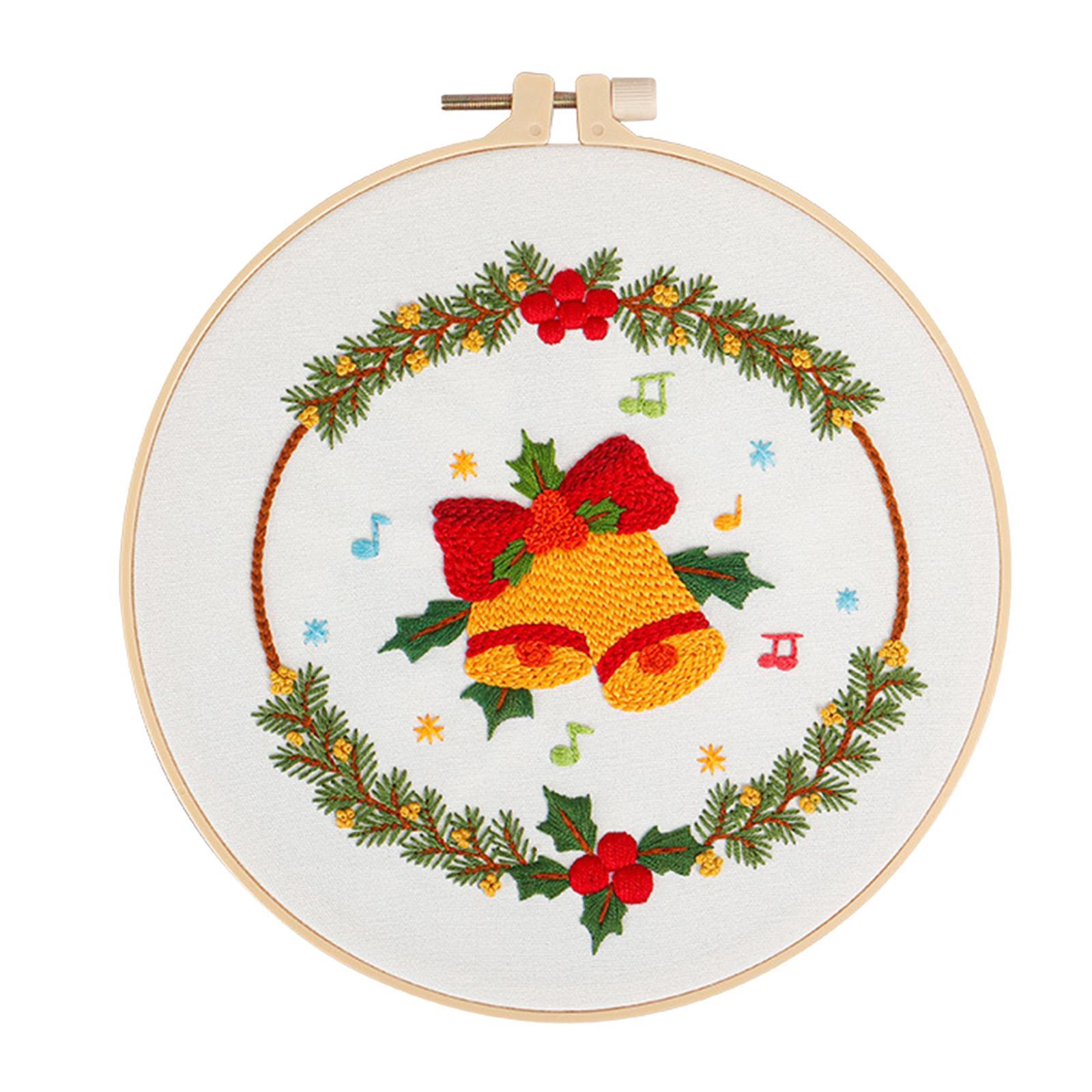 Christmas Embroidery Cross Stitch Set for Adults