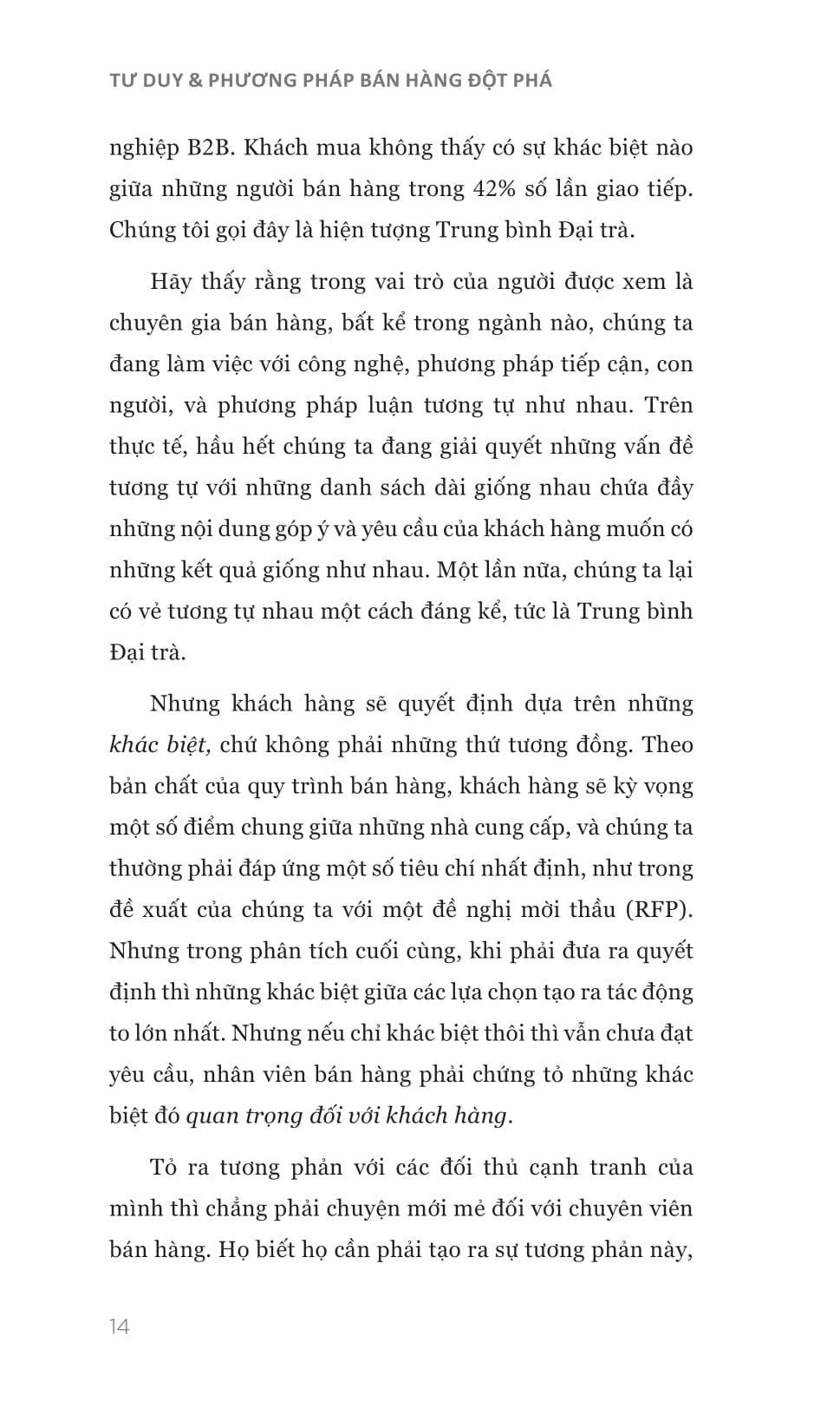 Sách - Tư Duy Và Phương Pháp Bán Hàng Đột Phá - Strikingly Different Selling