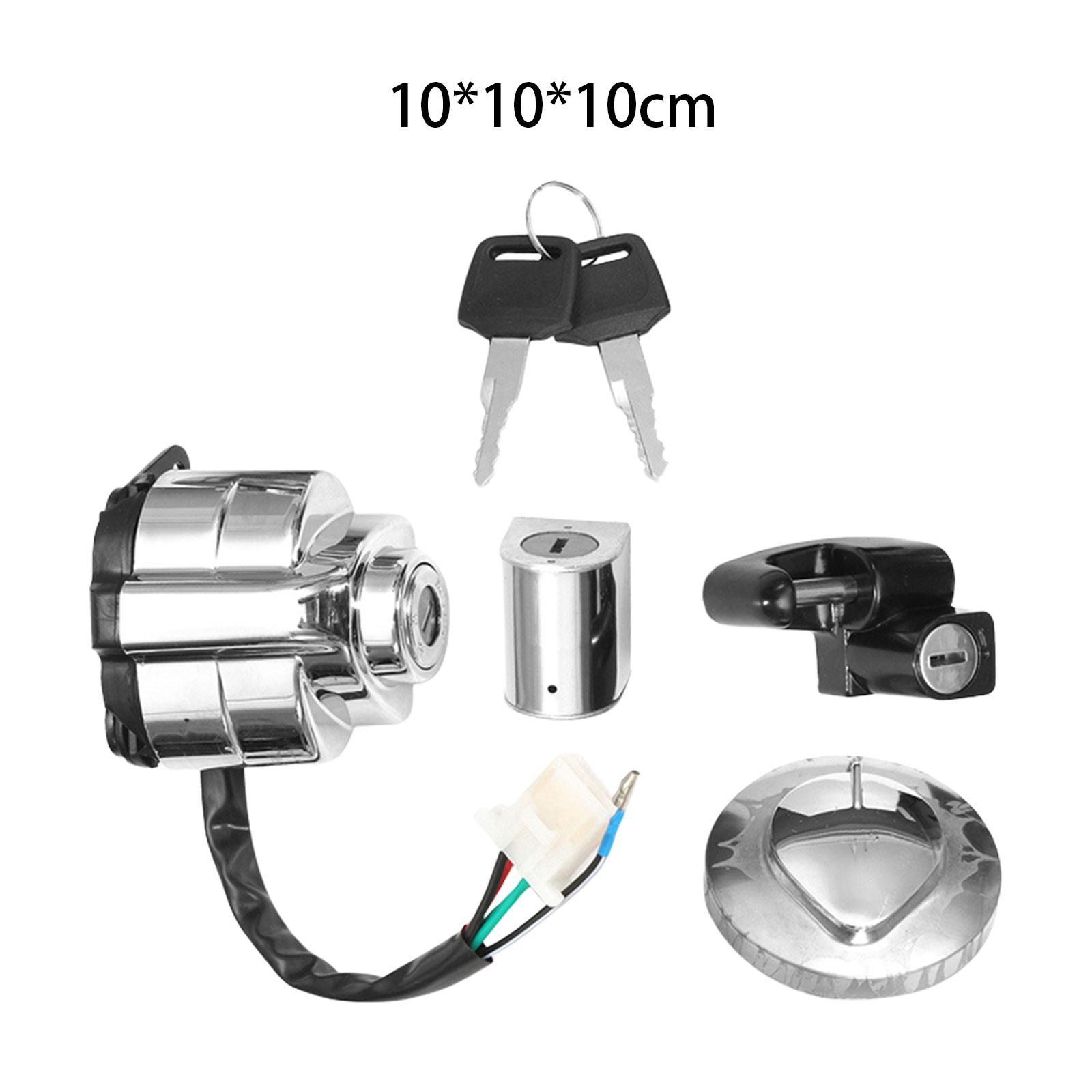 Ignition Switch Lock Key Set Durable for Shadow VT 400 750