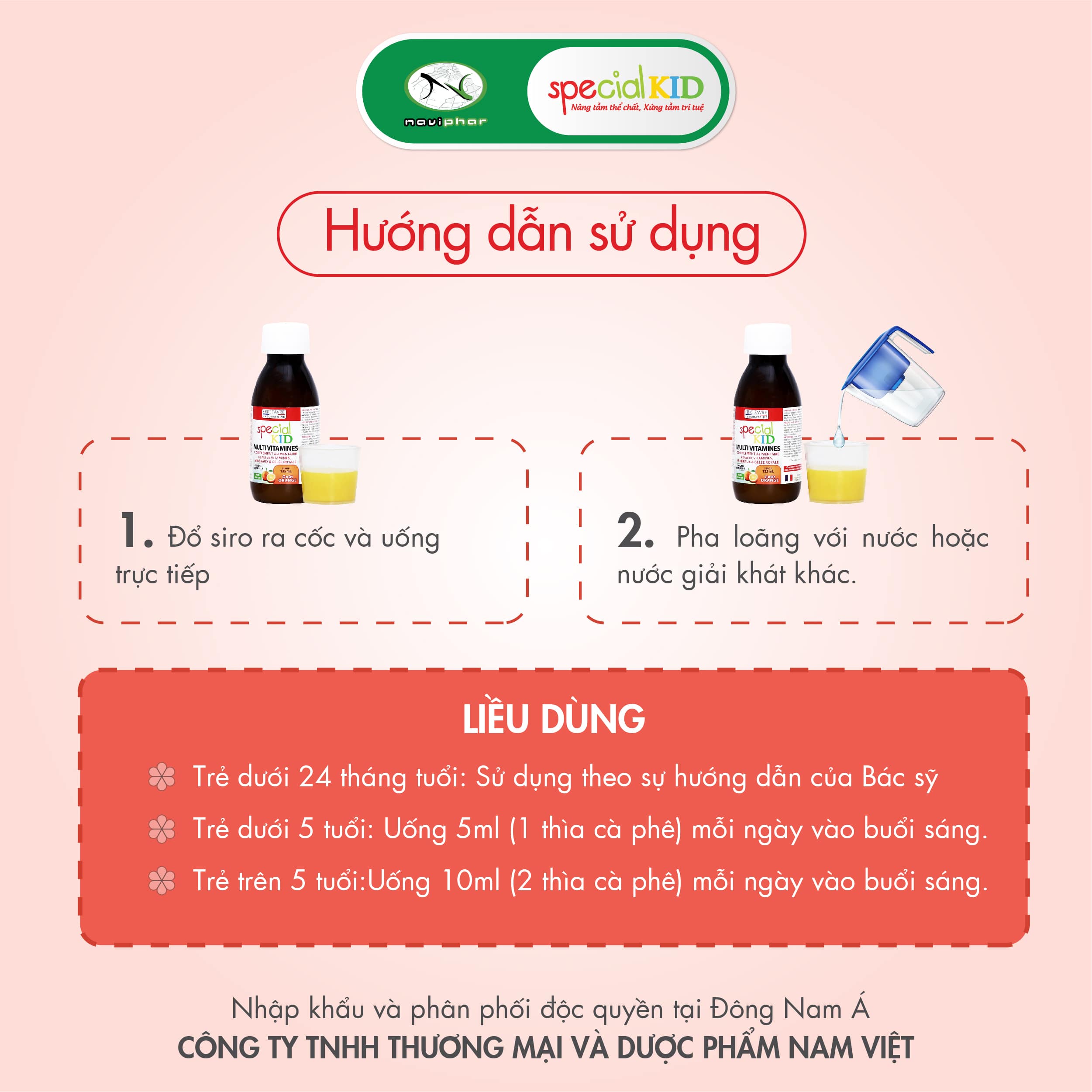 TPBVSK Special kid Multivitamin - Siro Bổ sung vitamin và khoáng chất - Hỗ trợ nâng cao sức khỏe, tăng cường sức đề kháng