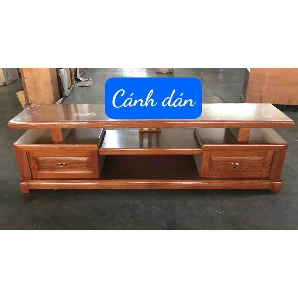 Kệ ti vi phòng khách gỗ sồi Nga bền đẹp hiện đại giá tại xưởng phù hợp mọi gia đình Việt