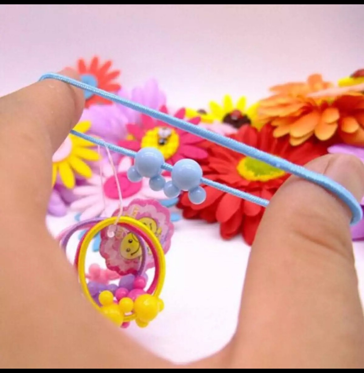 SET 5 DÂY BUỘC TÓC CHO BÉ-NHIỀU MÀU DỄ THƯƠNG