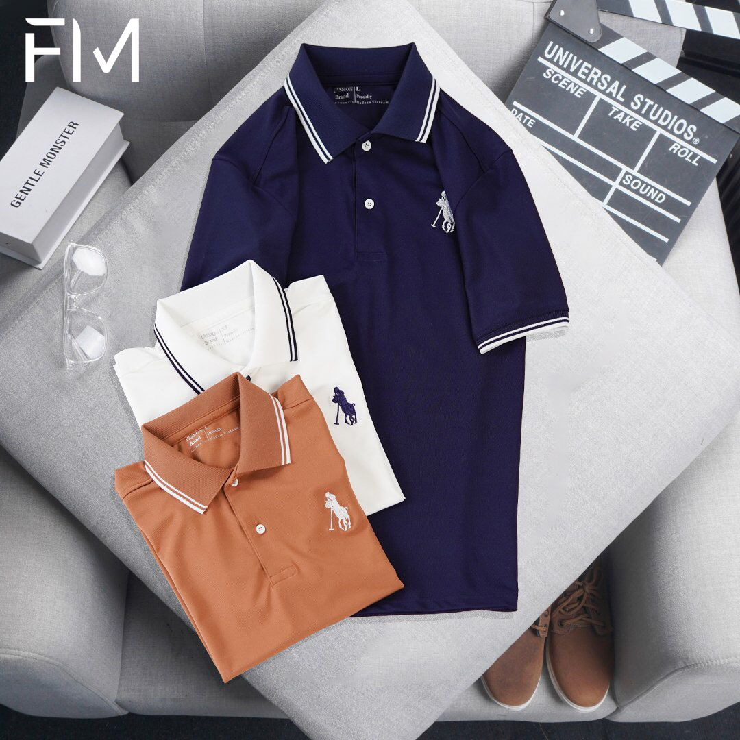 Áo thun polo nam, chất thun cá sấu dày dặn co giãn tốt, phong cách lịch lãm - FORMEN SHOP - FMPS200