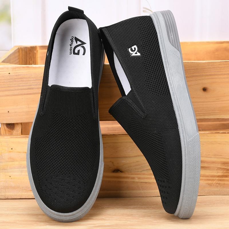 Giày lười vải nam, thiết kế kiểu dáng giày lười siêu thoáng khí và tiện lợi (AG0143)