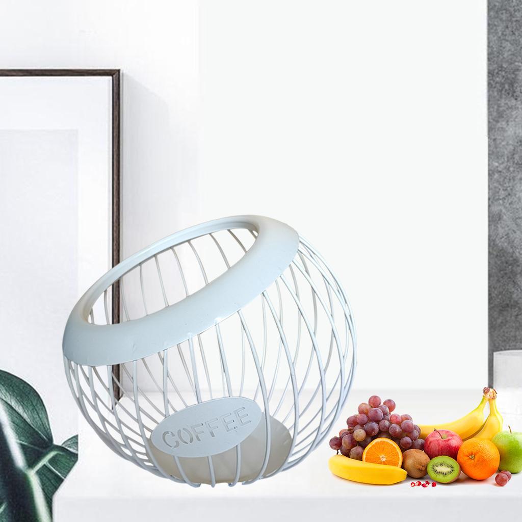 2pcs Coffee Pod Holder Iron Espresso K Cup Kitchen Storage Basket Hotel